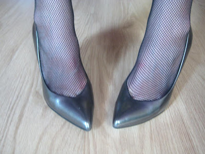 Or actually wear actual pantyhose Eww I bought another pair of heels 