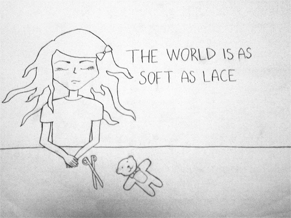 the world is as soft as lace