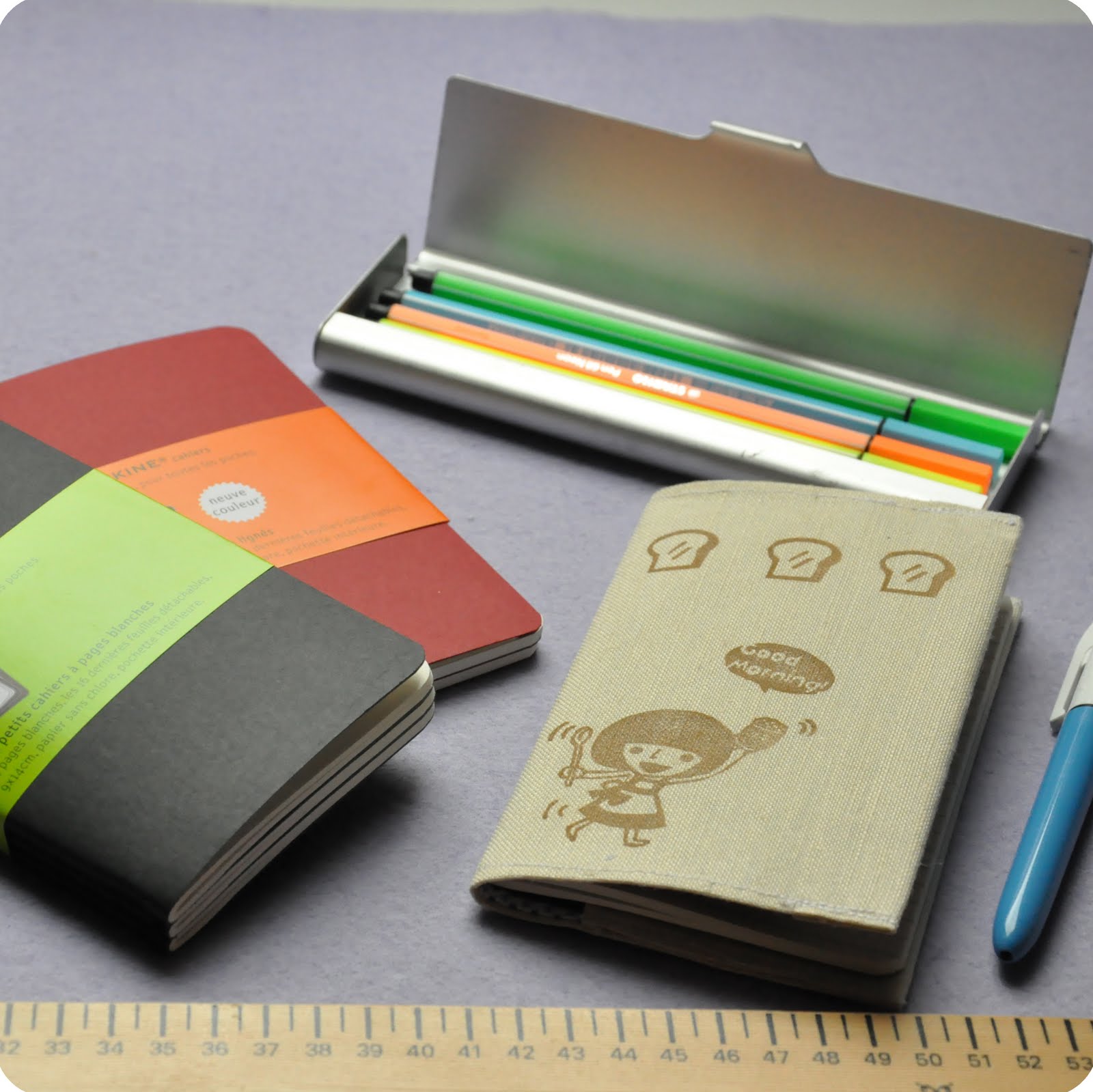 Memi The Rainbow Fabric Moleskine's notebook covers