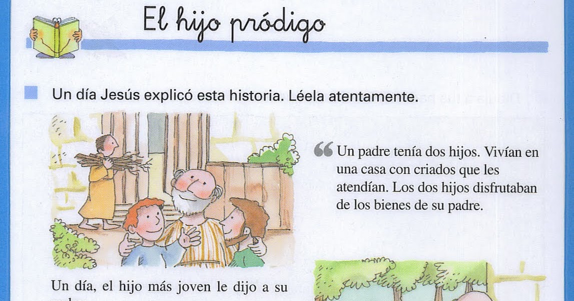 MATERIALES DE RELIGIÓN CATÓLICA EL HIJO PRÓDIGO.