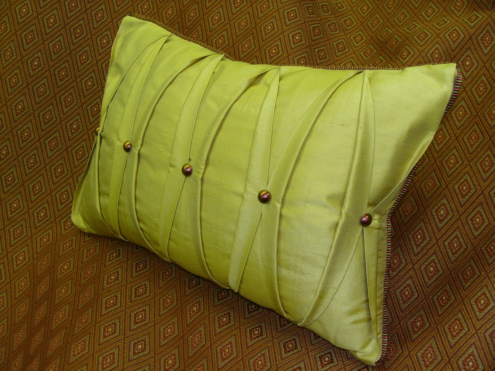 Rowley Company Pleated Pillow Design