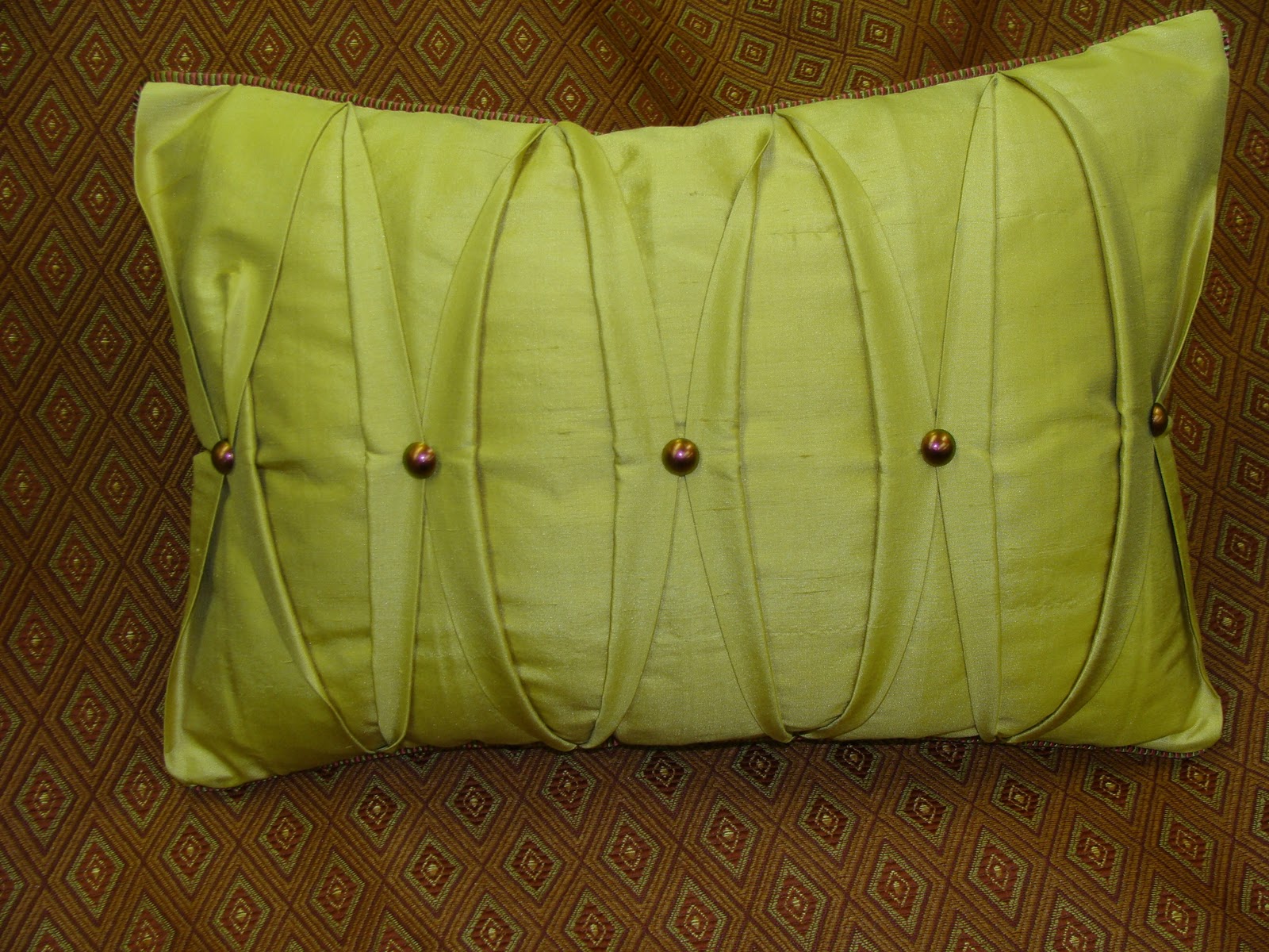 Rowley Company Pleated Pillow Design