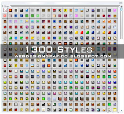 Styles; 1300+Styles+-+Photoshop