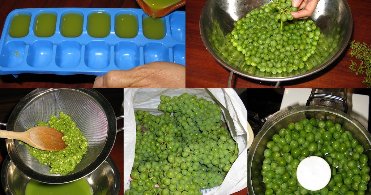 The Food Vine Making Verjuice/Verjus