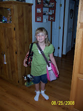 My pretty girl going to 1st grade!