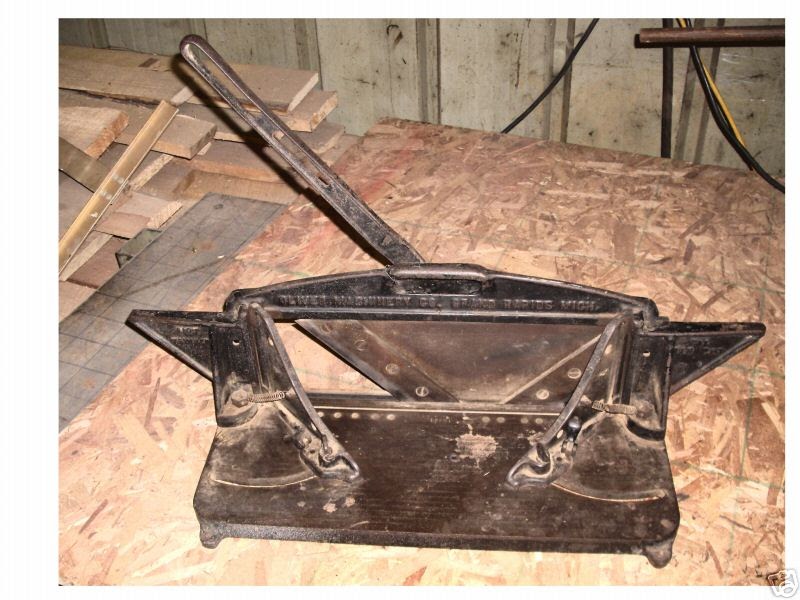 EMMERT Patternmakers Bench Vise and Lion Miter Trimmer Hunter's Blog