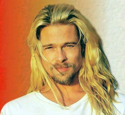 brad pitt hair 2011. Brad Pitt Long Hairstyle