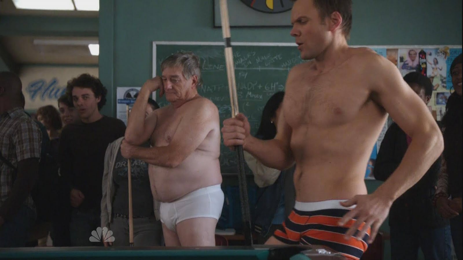 Joel McHale 3.0 -- Shirtless on Community.