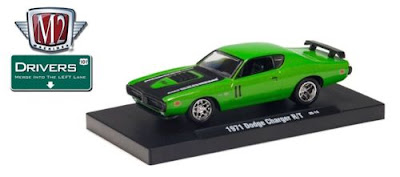 Dodge Models  M2 Machines Drivers Release 4  1971 Dodge Charger R/T Subliminal Green