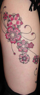 Les tatouages des yakuzas. Amanda+Pink+Vine