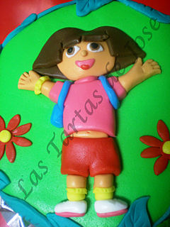 Tarta de Dora la exploradora. Las tartas de Jose. Castellón.