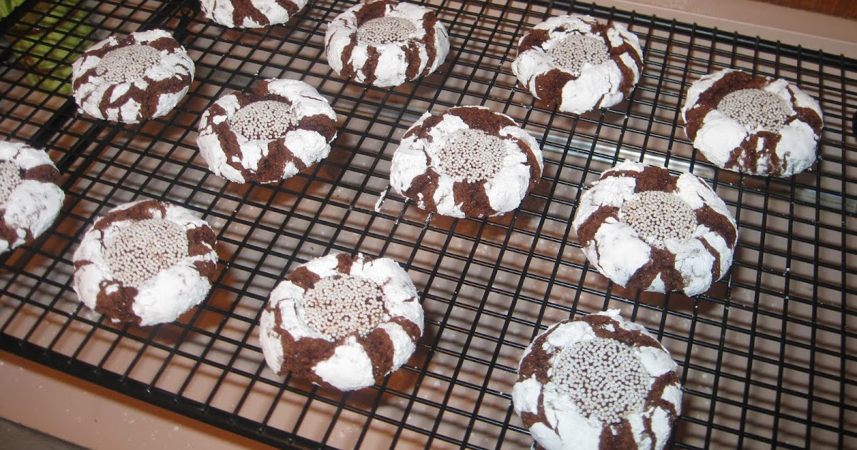 Nana's Recipe Box Chocolate Button Cookies