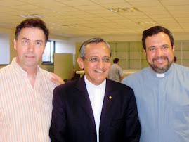 Inspectores de ARN y ARS. En el medio, el Rector Mayor