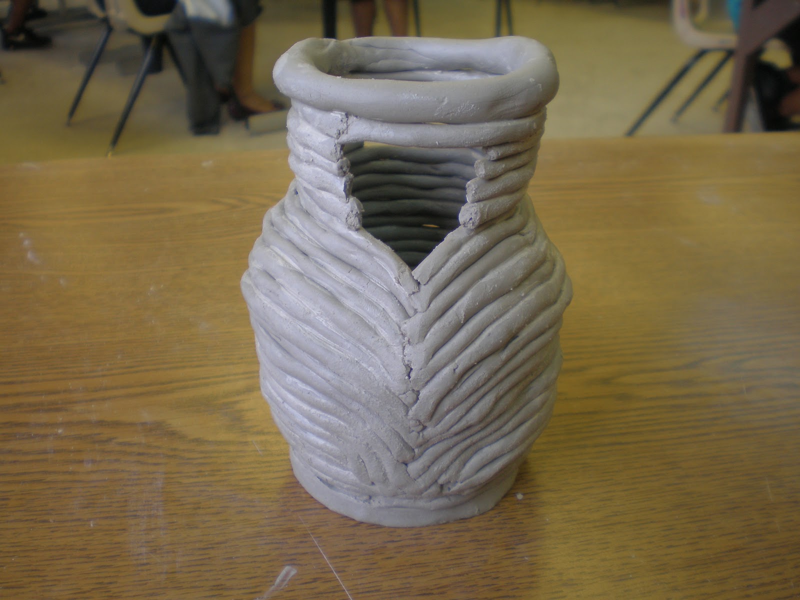 Mr. Young's Ceramics Class Coil Projects Started