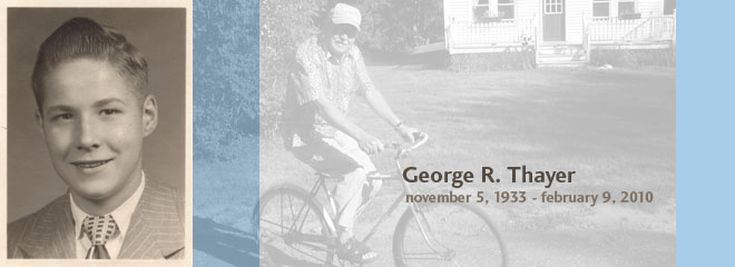 George Thayer Memorial Blog