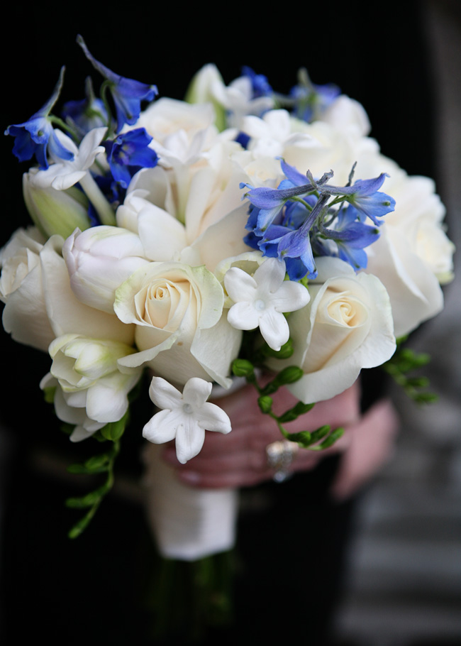 Blue Tulips Bouquet