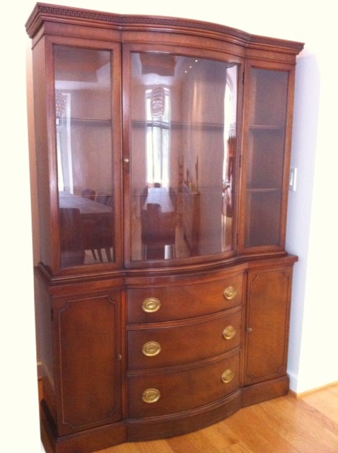 drexel china hutch