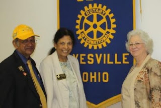 Pictured: Dr. Rom Gowande, District 6690 Governor, Sushi Gowande,