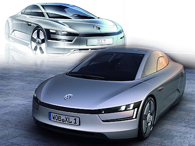 Volkswagen Sports Cars XL1 (SEV) 2011 Roadster Diesel-Electric Hybrid Concept
