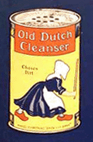 Old Dutch Cleanser girl ad, circa 1919. Image from Wikipedia.