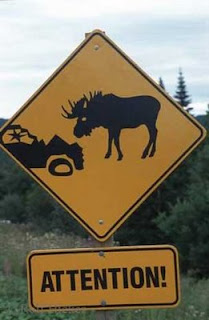 funny road sign