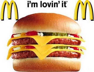 Burger McDonald Triple+cheeseburger
