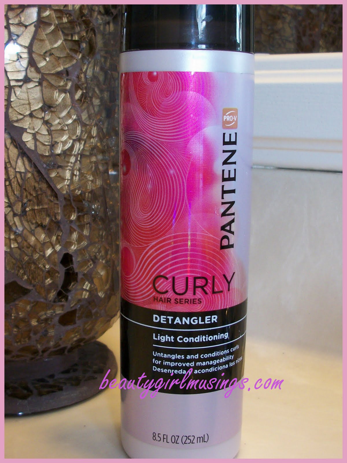 beauty girl musings hair therapy Pantene Curly Hair Series Light Conditioning Detangler
