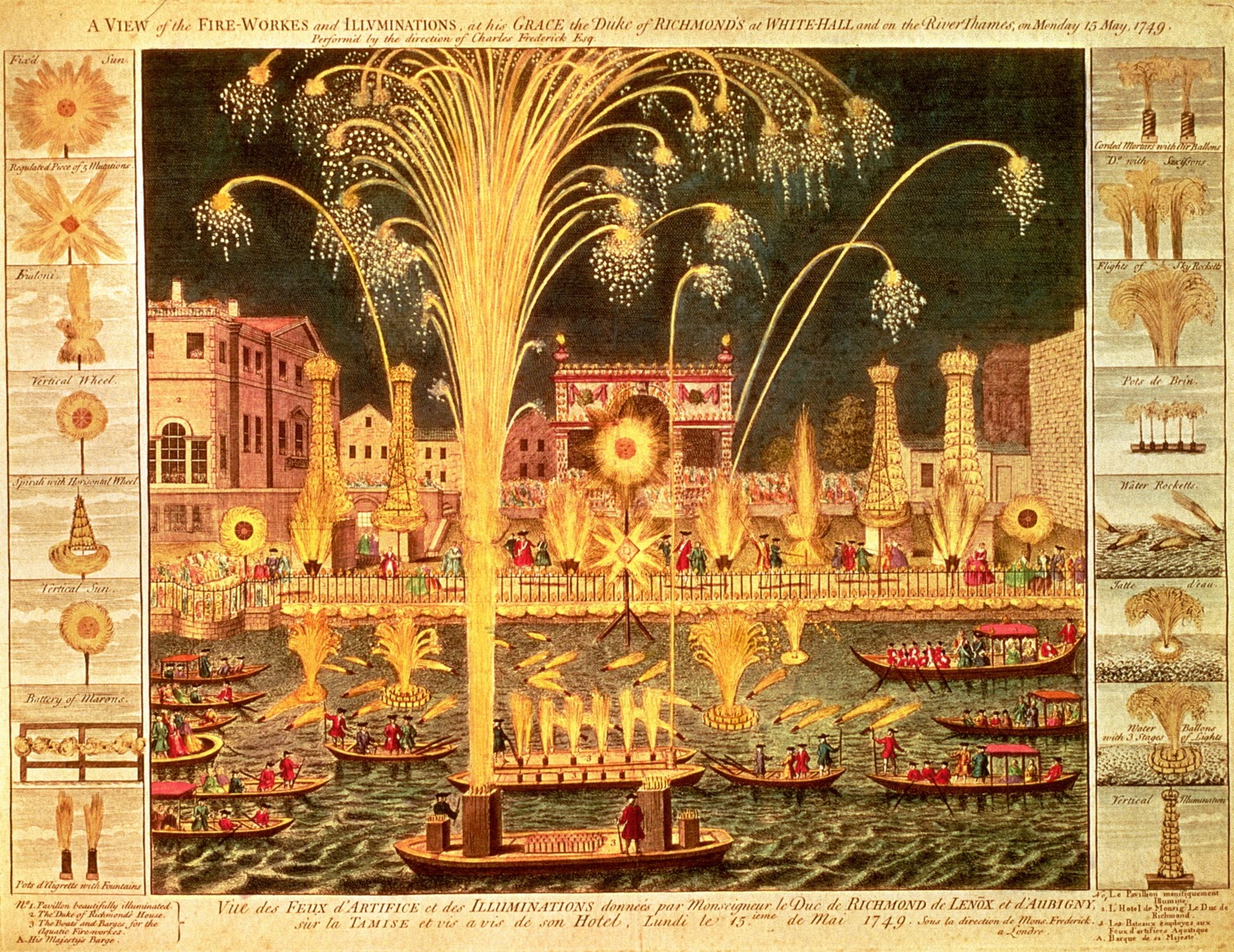 eighteenth century fireworks