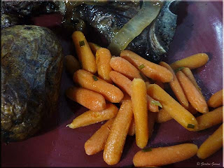 camp style honey glazed carrots
