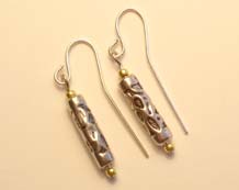 SS Silver Tube Earrings $20.00