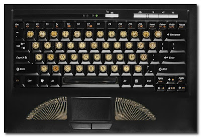 vintage typewriter stickers
