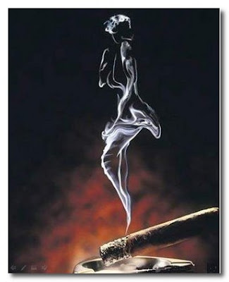 smoking lady