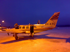 Plane from Finland at Sundsvall Airport