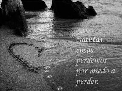 Cuantas cosas perdemos por miedo a perder! Cuantas cosas perdemos por miedo a perder!