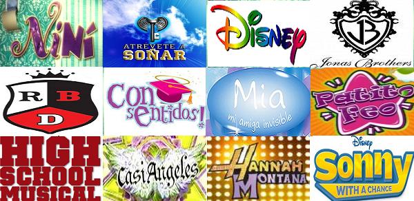 Patito feo, casi angeles, jonas brothers, hannah montana, Nini, teen angels, consentidos
