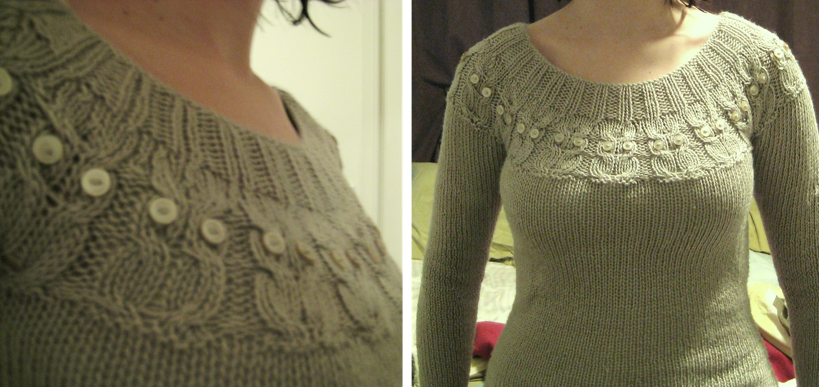 Crimson and Clover: Owl Sweater