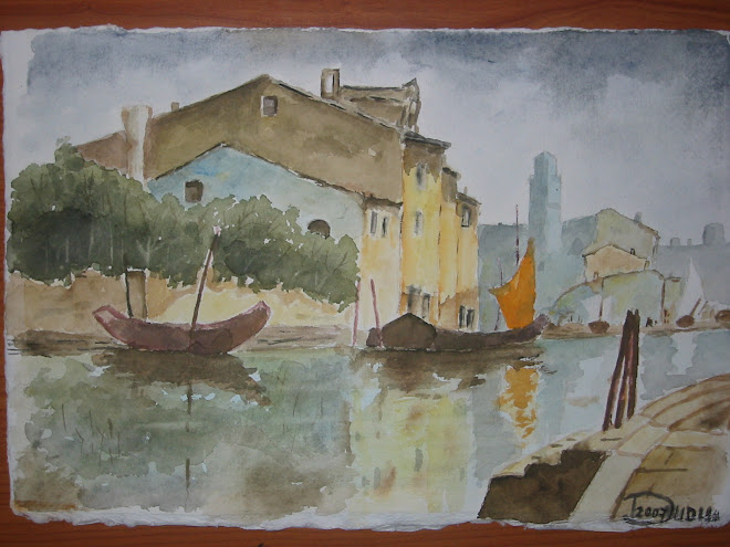 Acuarela "Veneciana" 21x30 cm