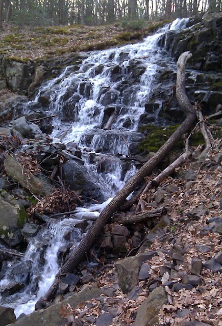 Waterfall near Whiting Street Reservoir