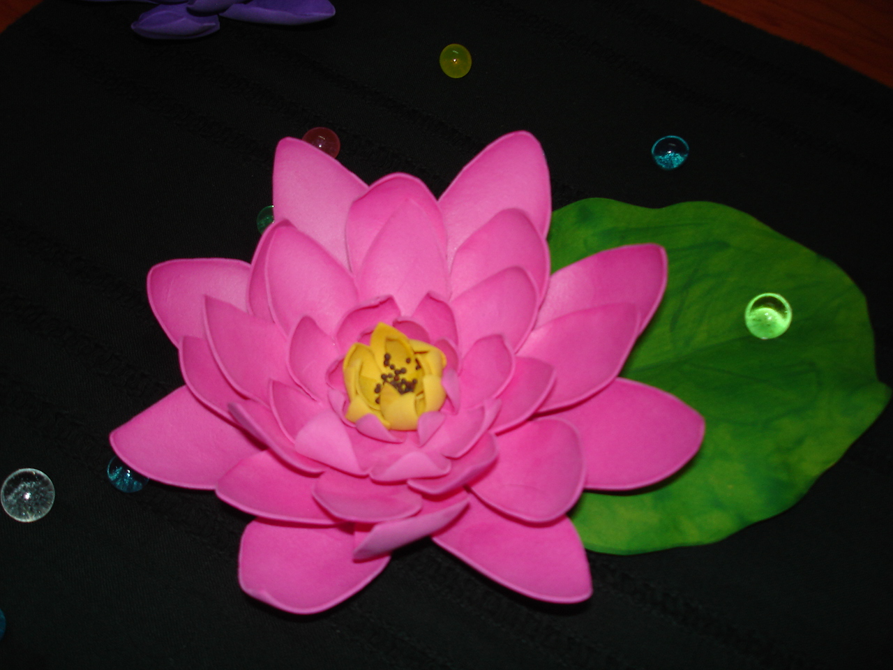 Krithi creations Foam flower floating lotus