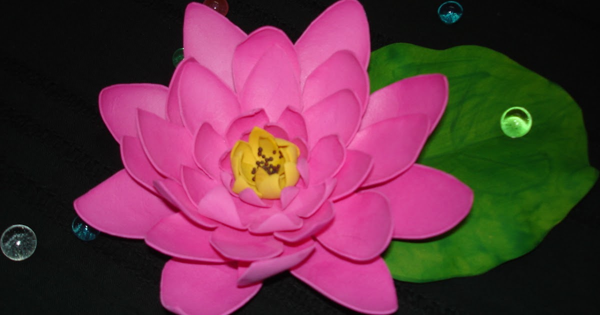 Krithi creations Foam flower floating lotus