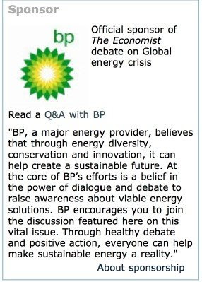 Economist Debate - Solving the World's Energy Crisis 1