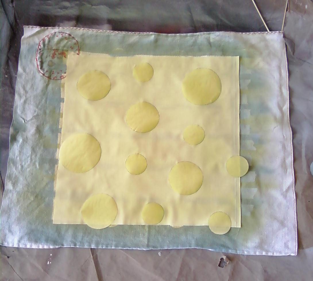 This Thrifty House Spray Painted Pillows