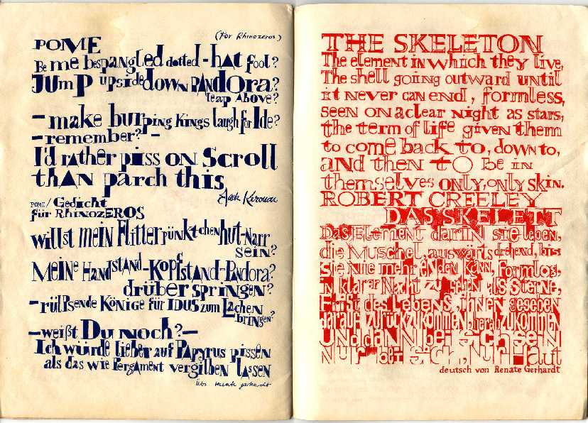 Text In A Box Concrete Poetry Burroughs Charles Henry Ford