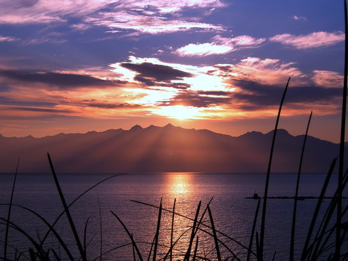 Sunrise in Koroni, Greece