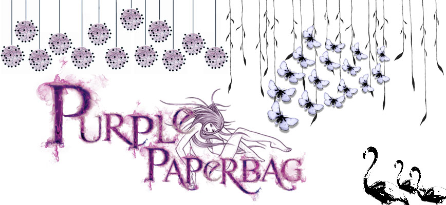 purple paperbag