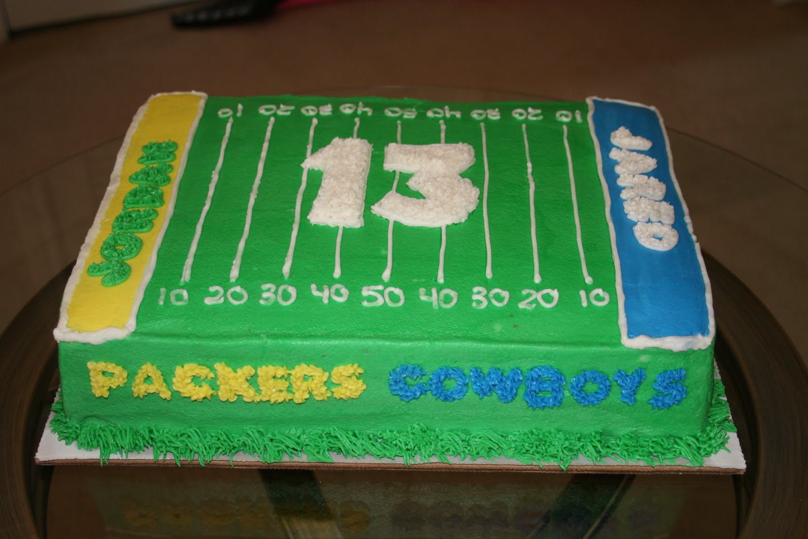 Rachel s Creative Cakes: Football Field Cake