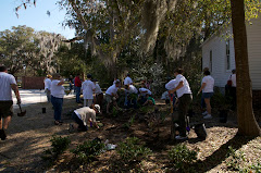 Leadership Class Rain Garden at Coastal Discovery Museum