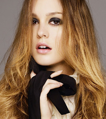 Leighton Meester's new photoshoot form the December issue of Marie Claire