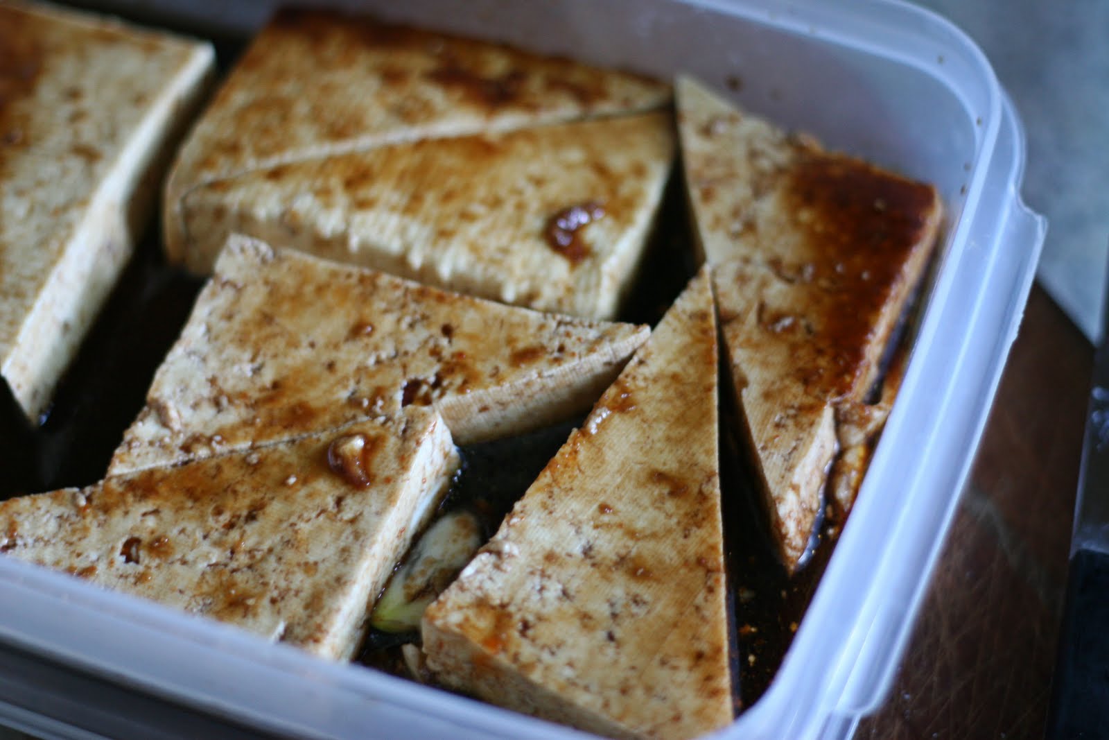 Sweet Cheeks in the Kitchen. Making Baked or Grilled Tofu