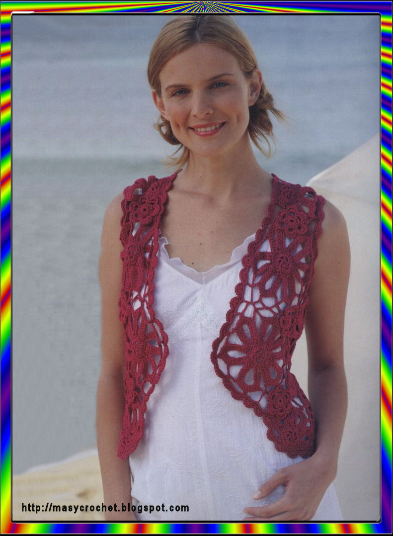 CHALECO A CROCHET